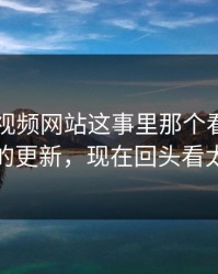 关于51视频网站这事里那个看起来最普通的更新，现在回头看太关键