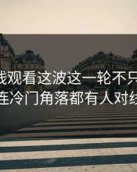 51网在线观看这波这一轮不只是爆点，连冷门角落都有人对线
