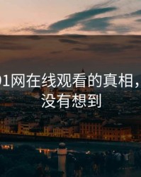 揭秘：91网在线观看的真相，你绝对没有想到